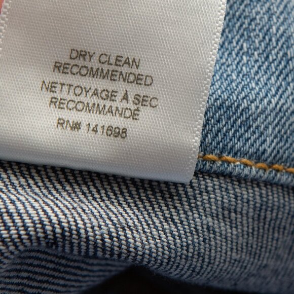 Ramy Brook Bellami Skirt Patchwork Denim Pencil Midi Pockets Blue Size 31 - Picture 5 of 7